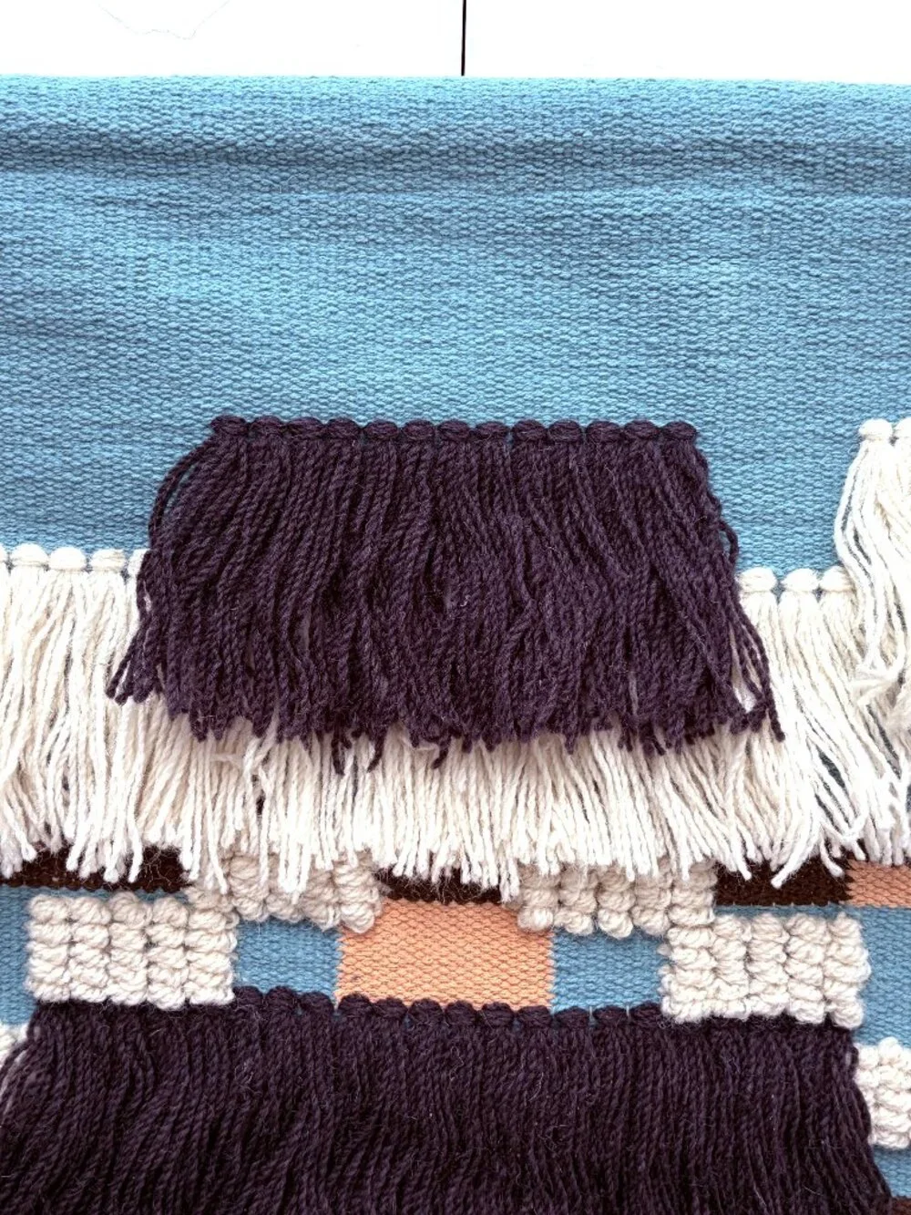 NWOT Handmade One-of-a-Kind Woven Wall Hanging Boho Textile Art